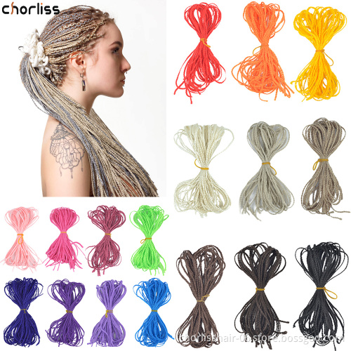 Wholesale Colorful 30 ''Long Straight Box Micro Zizi Braiding Hair Crochet Braids Heat Resistant Synthetic Hair Extension